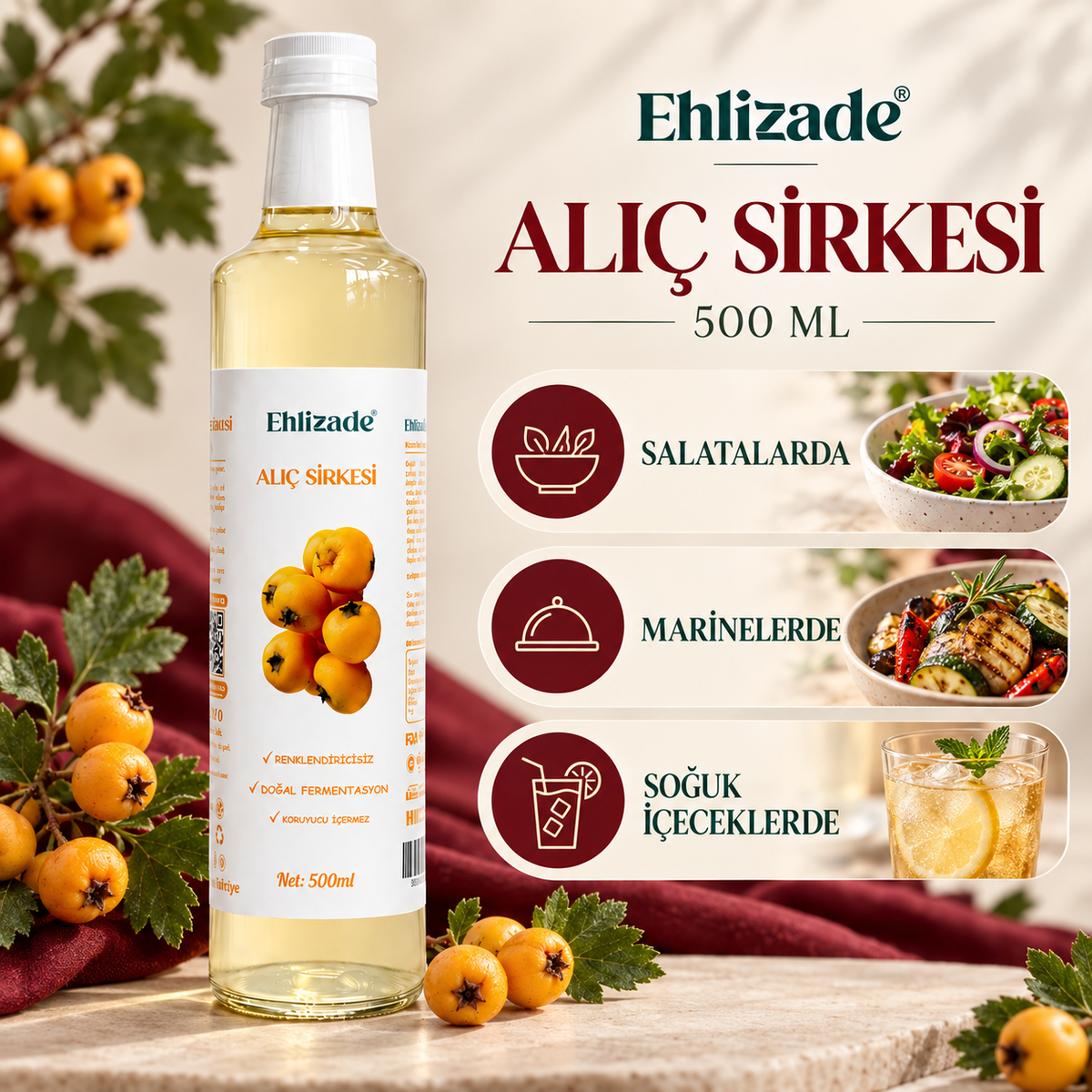 Alıç Sirkesi 500 Ml