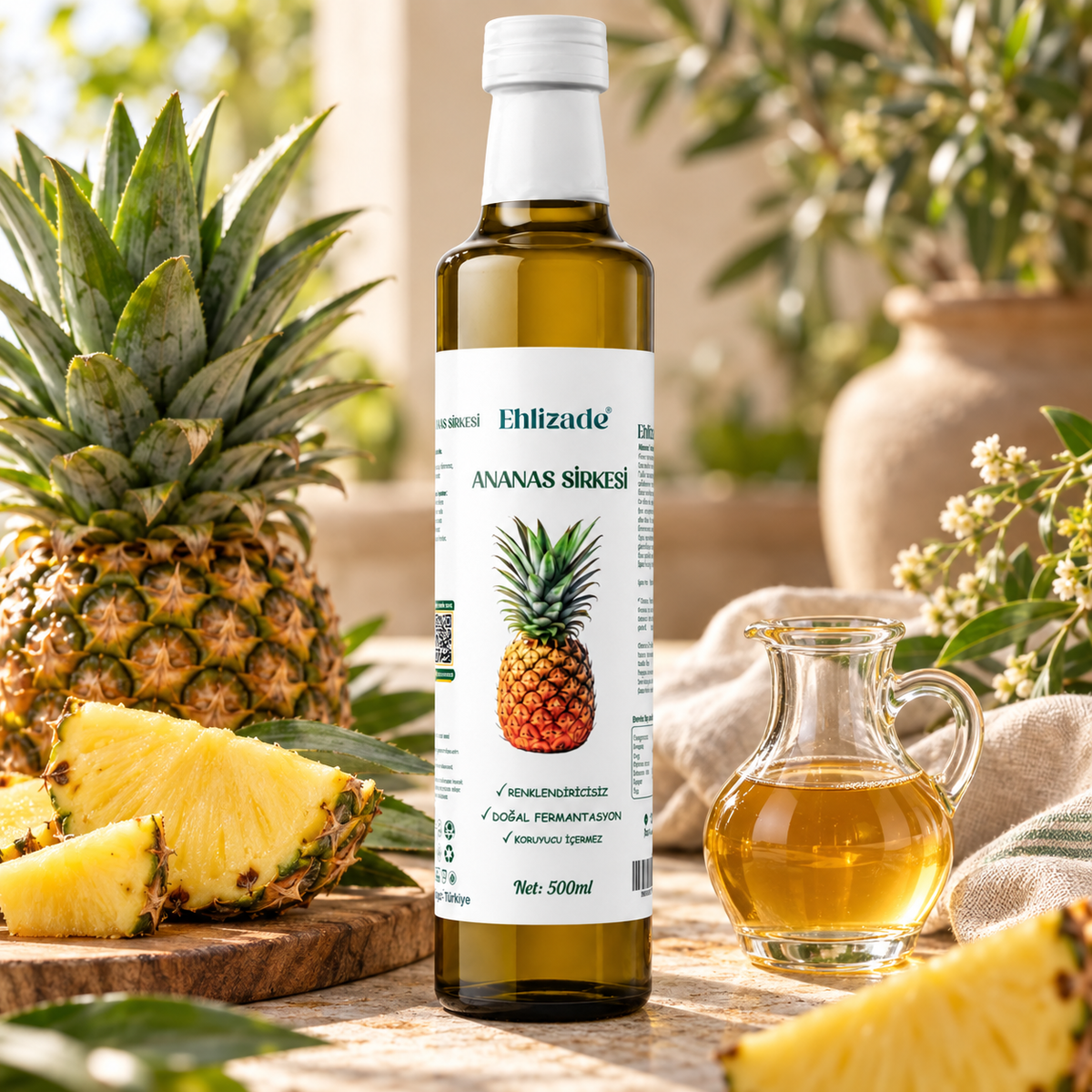 Ananas Sirkesi 500 Ml