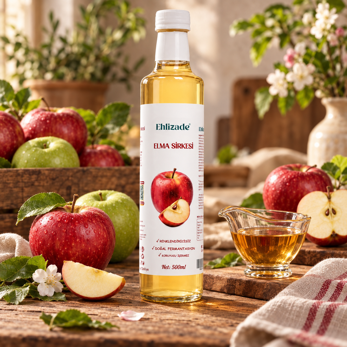 Elma Sirkesi 500 Ml