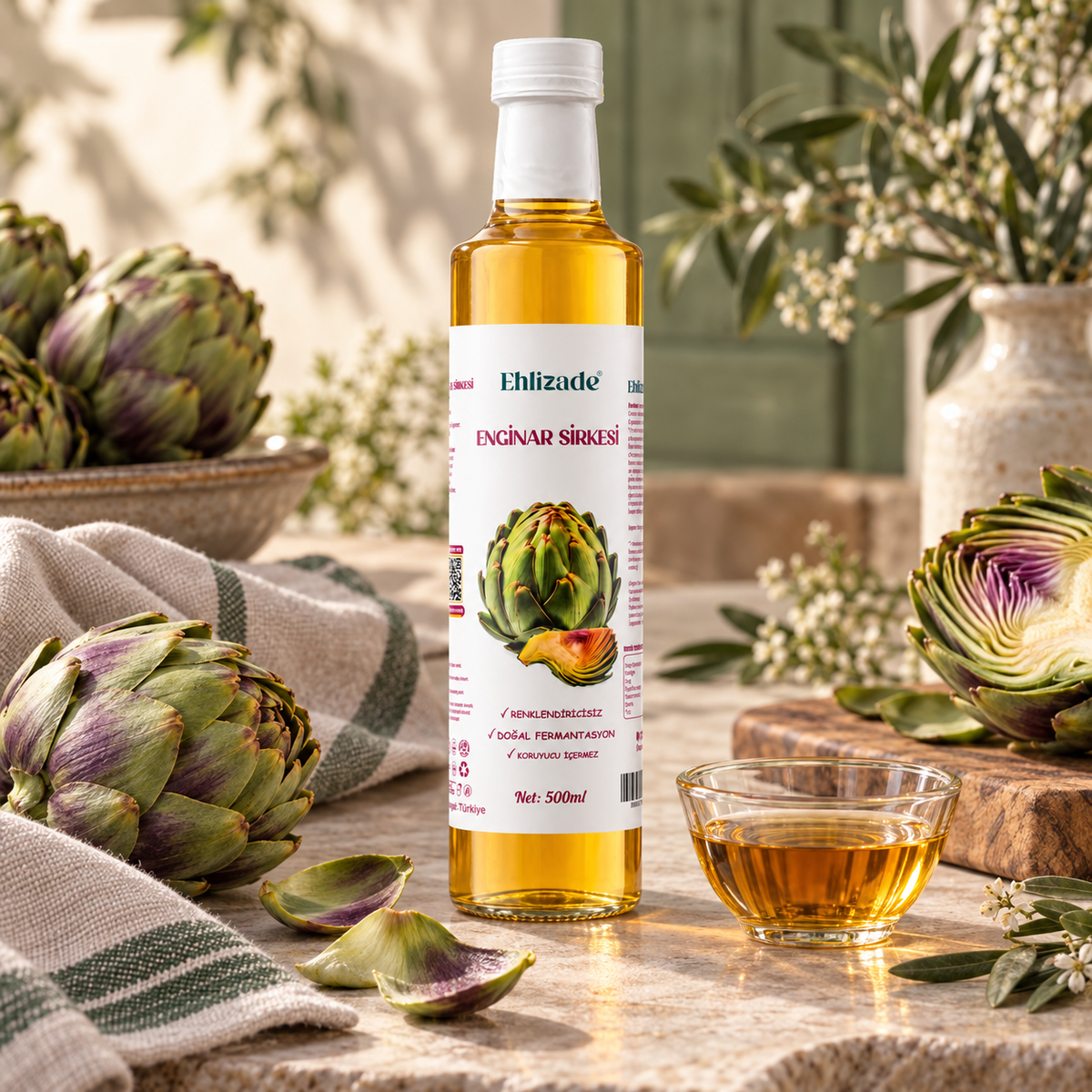 Enginar Sirkesi 500 Ml