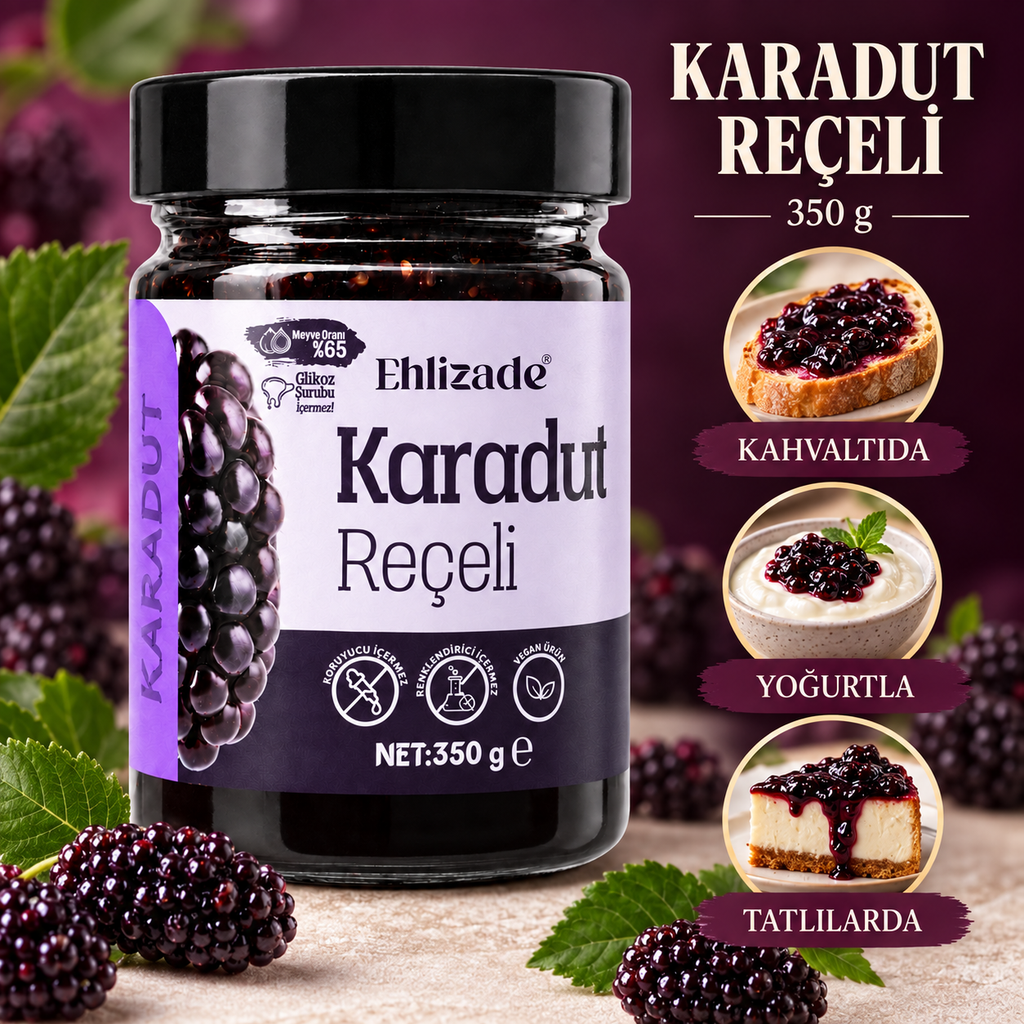 Karadut Reçeli 350 Gr