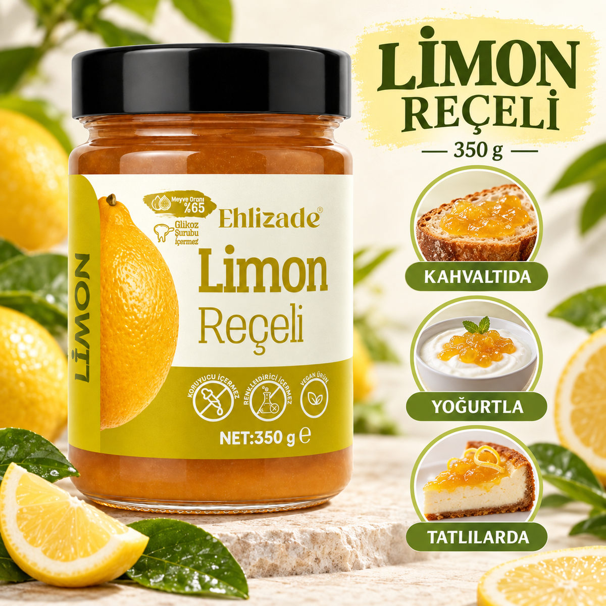 Limon Reçeli 350 Gr