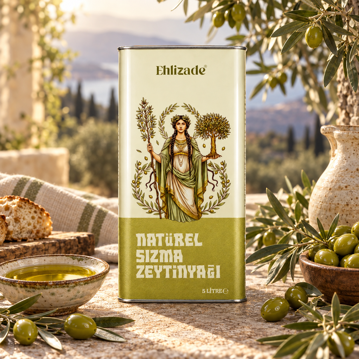 Natürel Sızma Zeytinyağı 5 LT