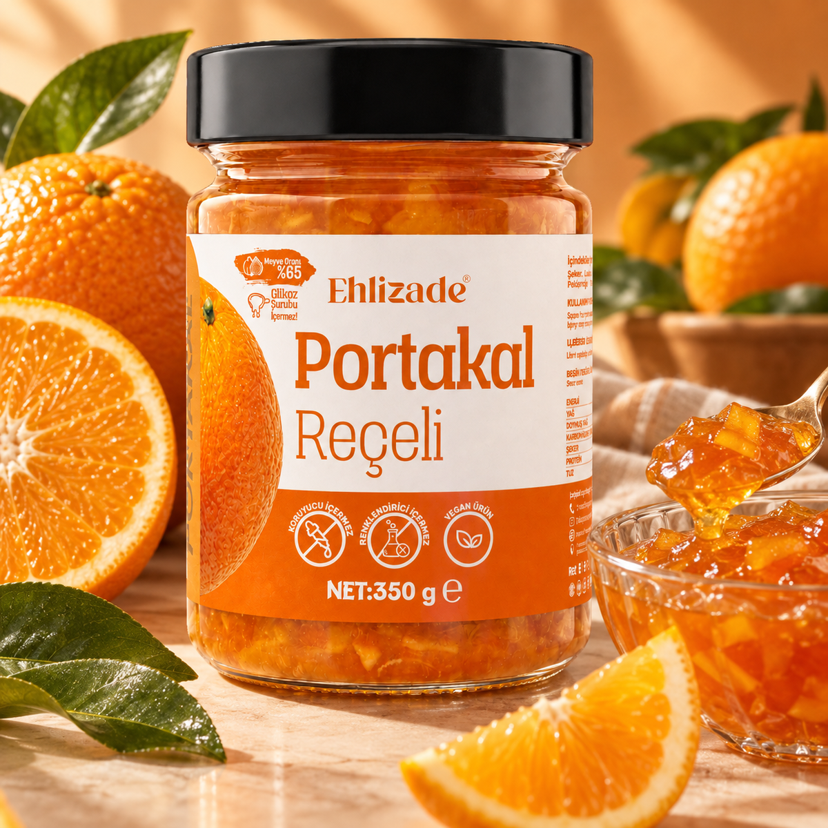 Portakal Reçeli 350 Gr
