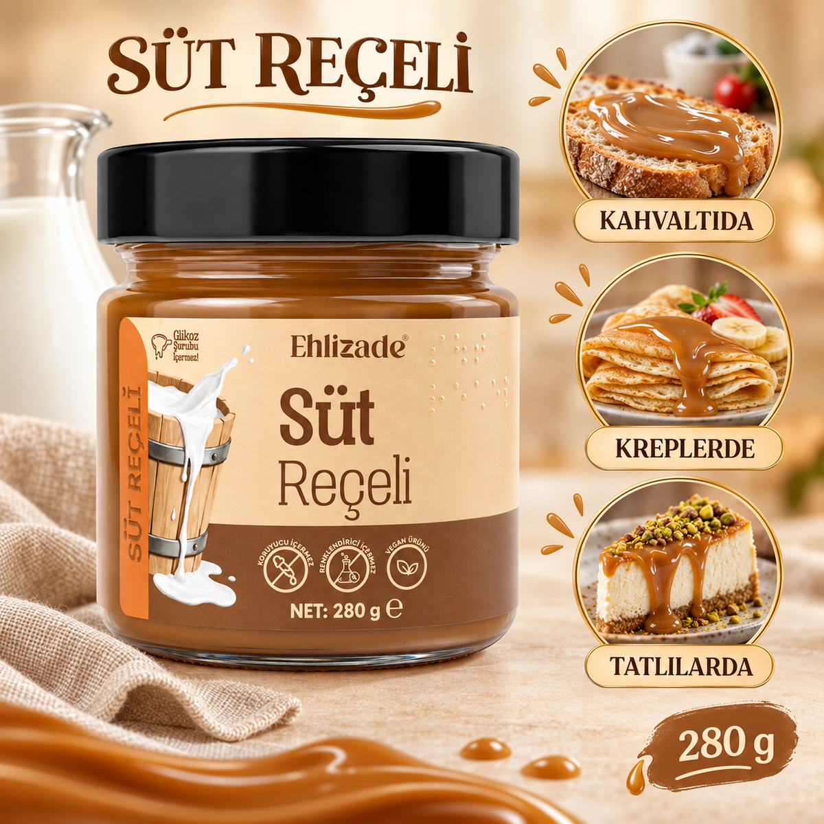 Süt Reçeli 240 Gr
