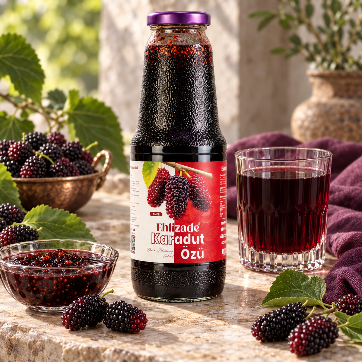 Taneli Karadut Özü 1350 Gr