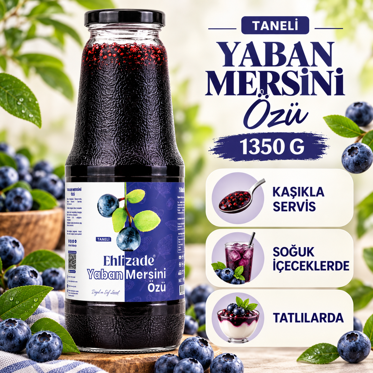 Taneli Yaban Mersini Özü 1350 G