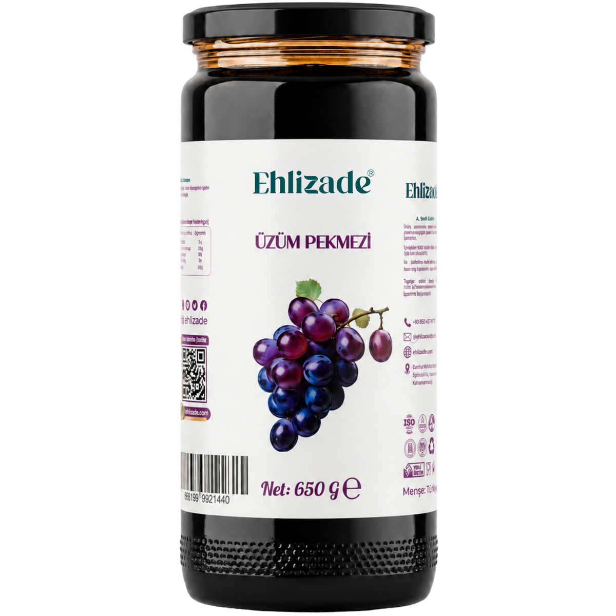 Üzüm Pekmezi 650 Gr
