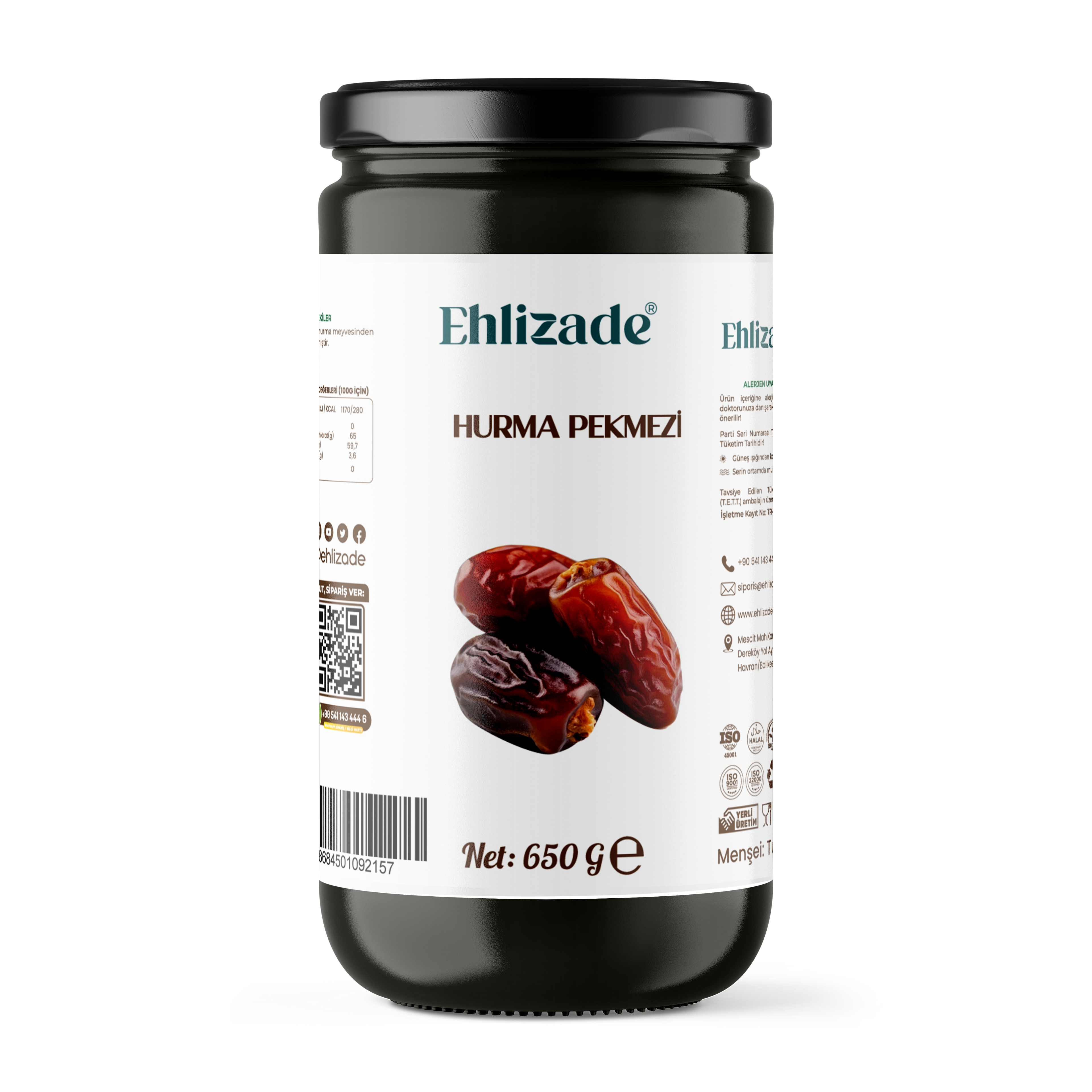 Hurma Pekmezi 650 Gr
