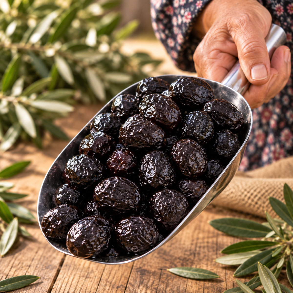 Siyah Sele Zeytin Orta Boy 1 Kg
