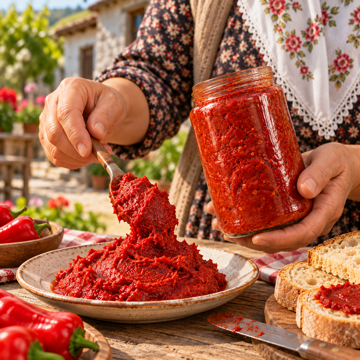 Tatlı Biber Salçası 600 Gr
