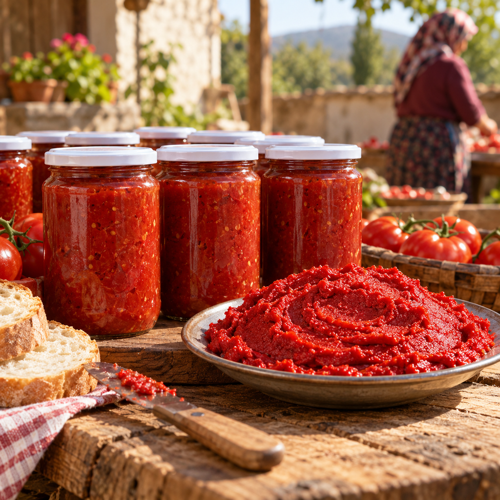 Tatlı Biber Salçası 600 Gr